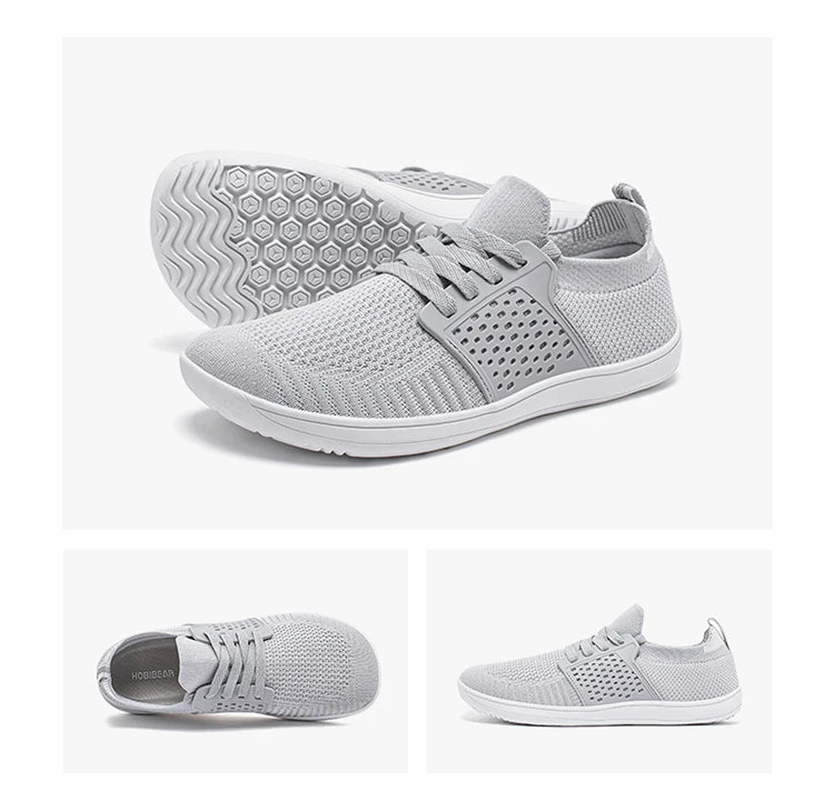 Minimalist Walking Sneakers Shoes | Zero Drop Sole | Breathable Mesh