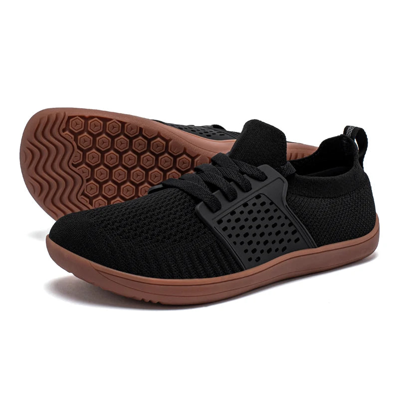 Minimalist Walking Sneakers Shoes | Zero Drop Sole | Breathable Mesh