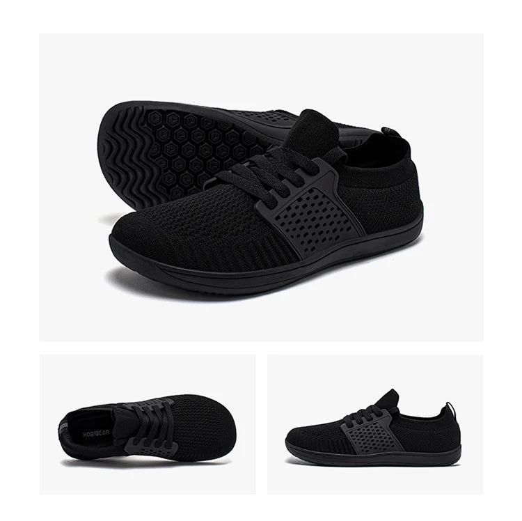 Minimalist Walking Sneakers Shoes | Zero Drop Sole | Breathable Mesh